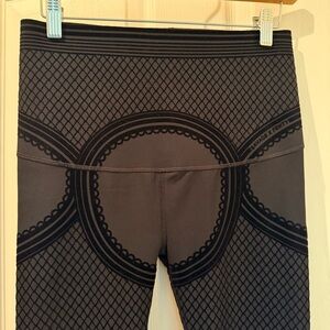 Savage X Fenty Sport Black Sexy Garter Leggings